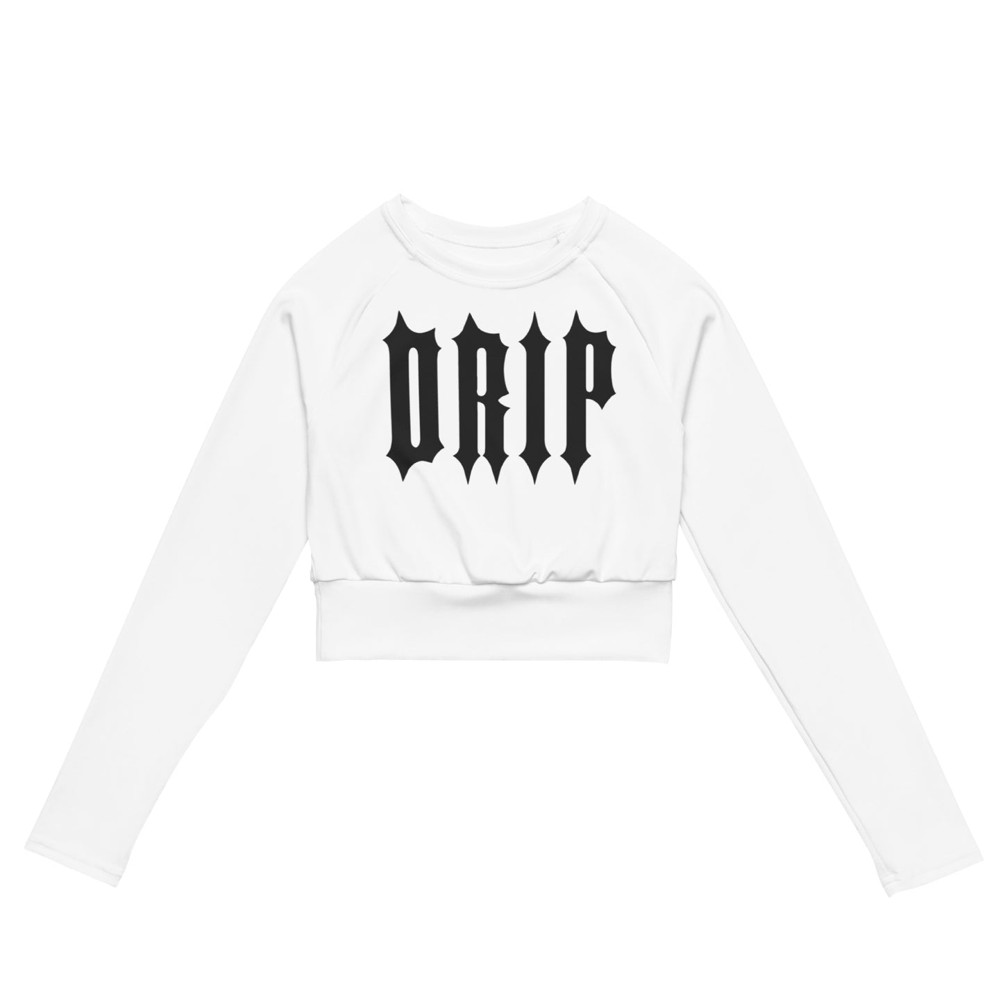 Arkham long-sleeve crop top